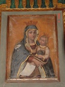 Madonna della lettera nella chiesa michelizia di Tropea