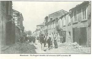 Monteleone Via Forgiari demolita dal terremoto