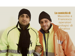 La comicità di Massimo & Francesco, operatori ecologici di Briatico