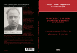 Francesco Barbieri, l’anarchico di Briatico